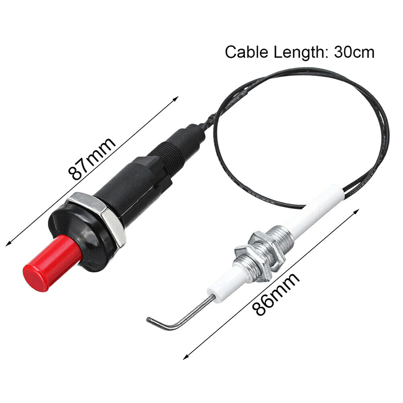 Camping Cooking Appliances - Push Button Piezo Ignitor With Cable