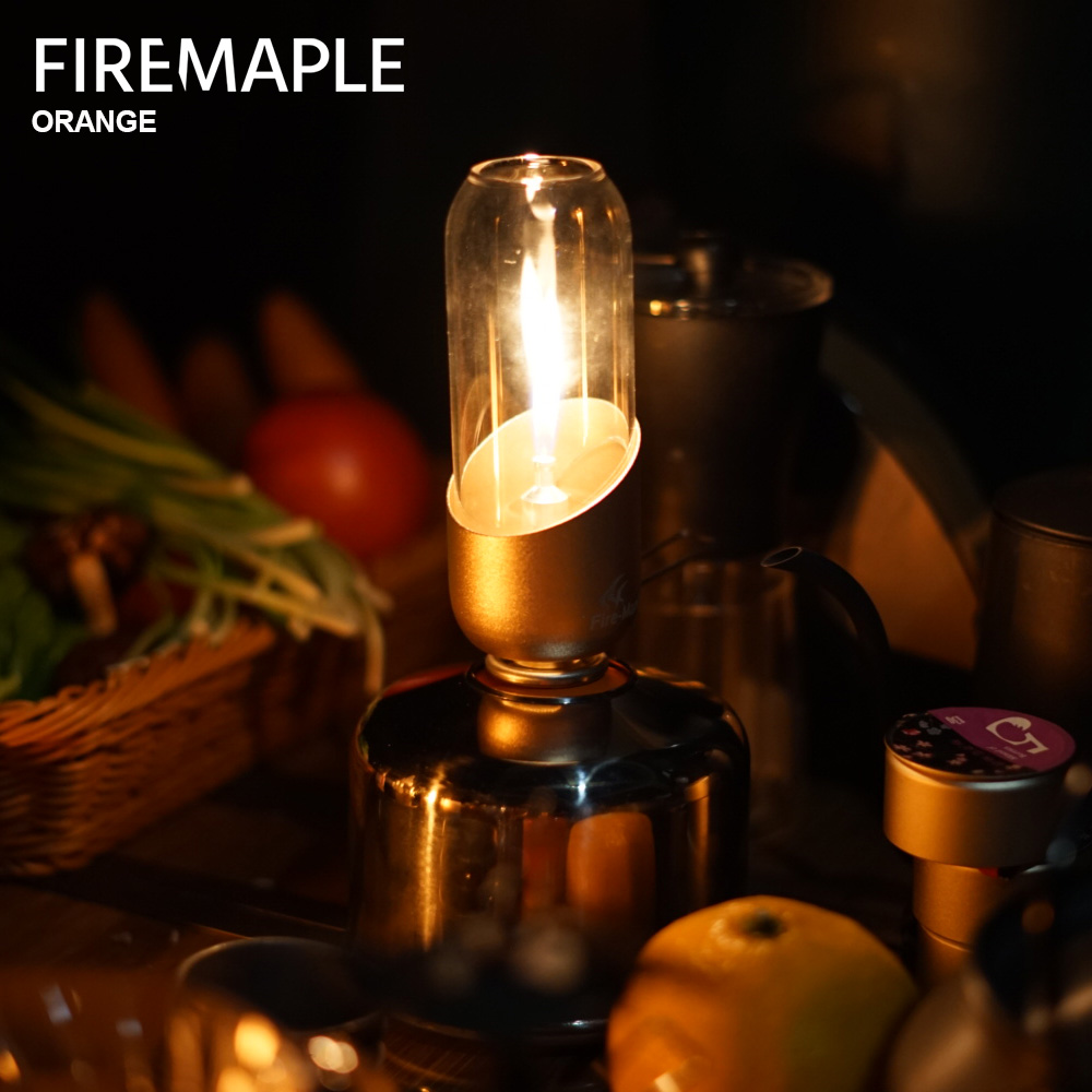 Camping Cooking Fuel - Fire Maple Orange Gas Lantern Outdoor