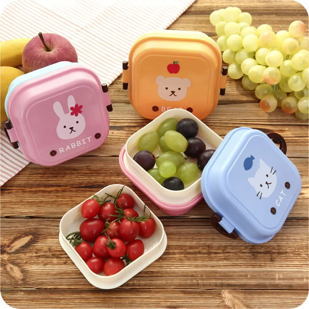 Camping Cooking Box Set - Children's Mini Cute Cartoon Food Storage