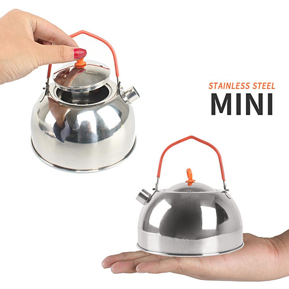 Camping Cooking Ware - 600ml Mini Camping Kettle 304 Stainless