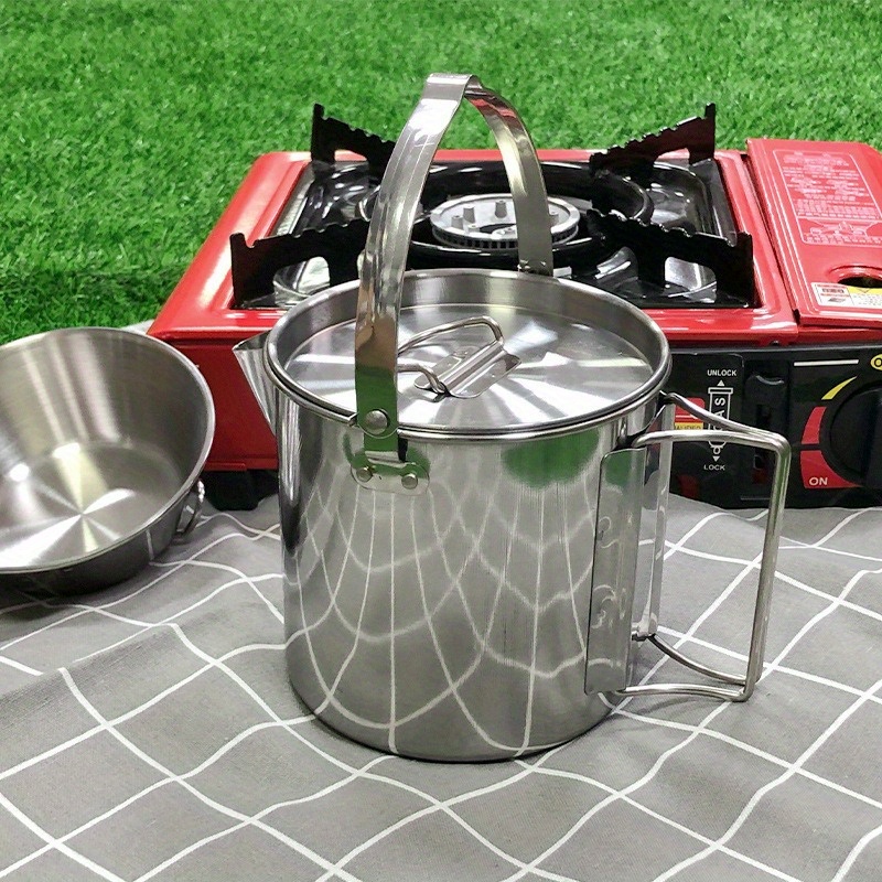 Camping Cooking Ware - 1PC Compact and Portable 1.2L Outdoor
