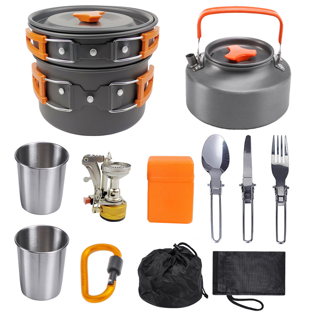 Camping Cooking Vegetables - Outdoor camping cooking set outdoor water