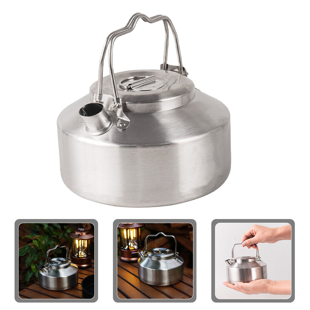 Camping Cooking Noodles - Lightweight Stainless Steel Camping Kettle Portable
