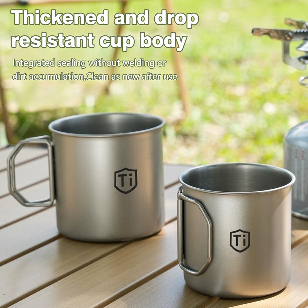 Camping Cooking Trangia - Camping Mug Titanium Cup Tourist Tableware