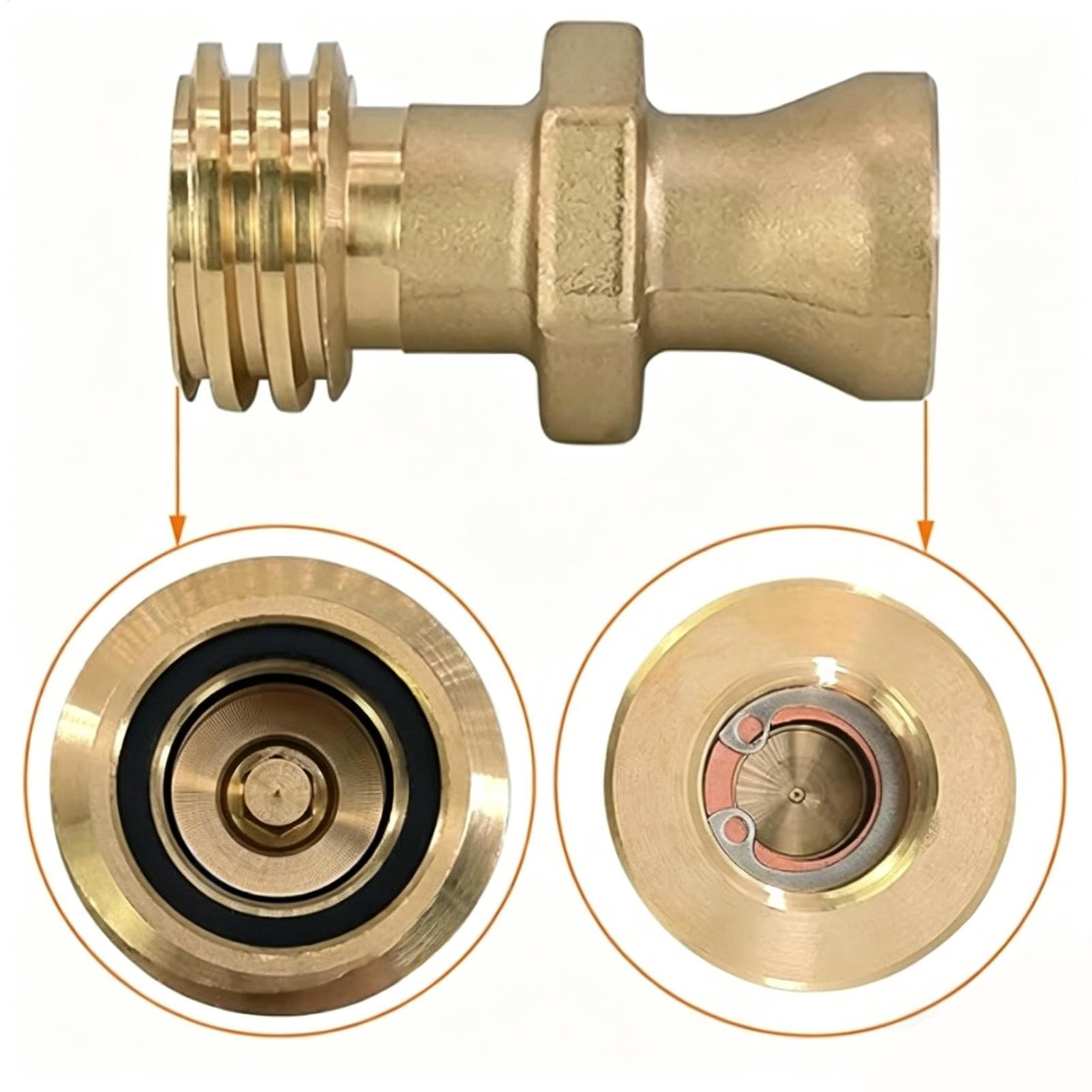 Camping Cooking Bbq - Propane Tank Fittings Male Brass Valve