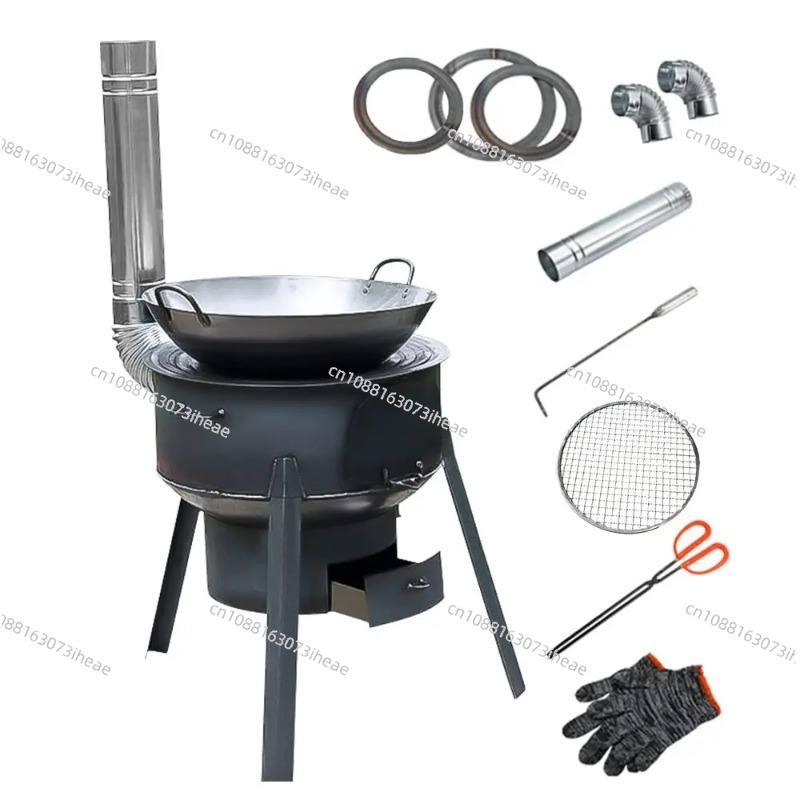 Camping Cooking Bbq - 43cm Portable Detachable Outdoor Cooking Stove