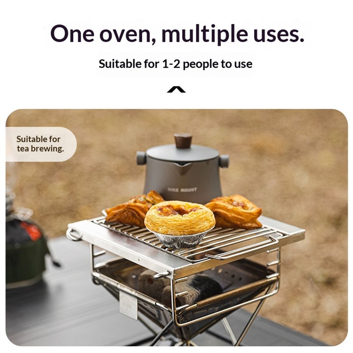 Camp Grill Portable Folding - M10K Outdoor Camping Folding Grill Stainless