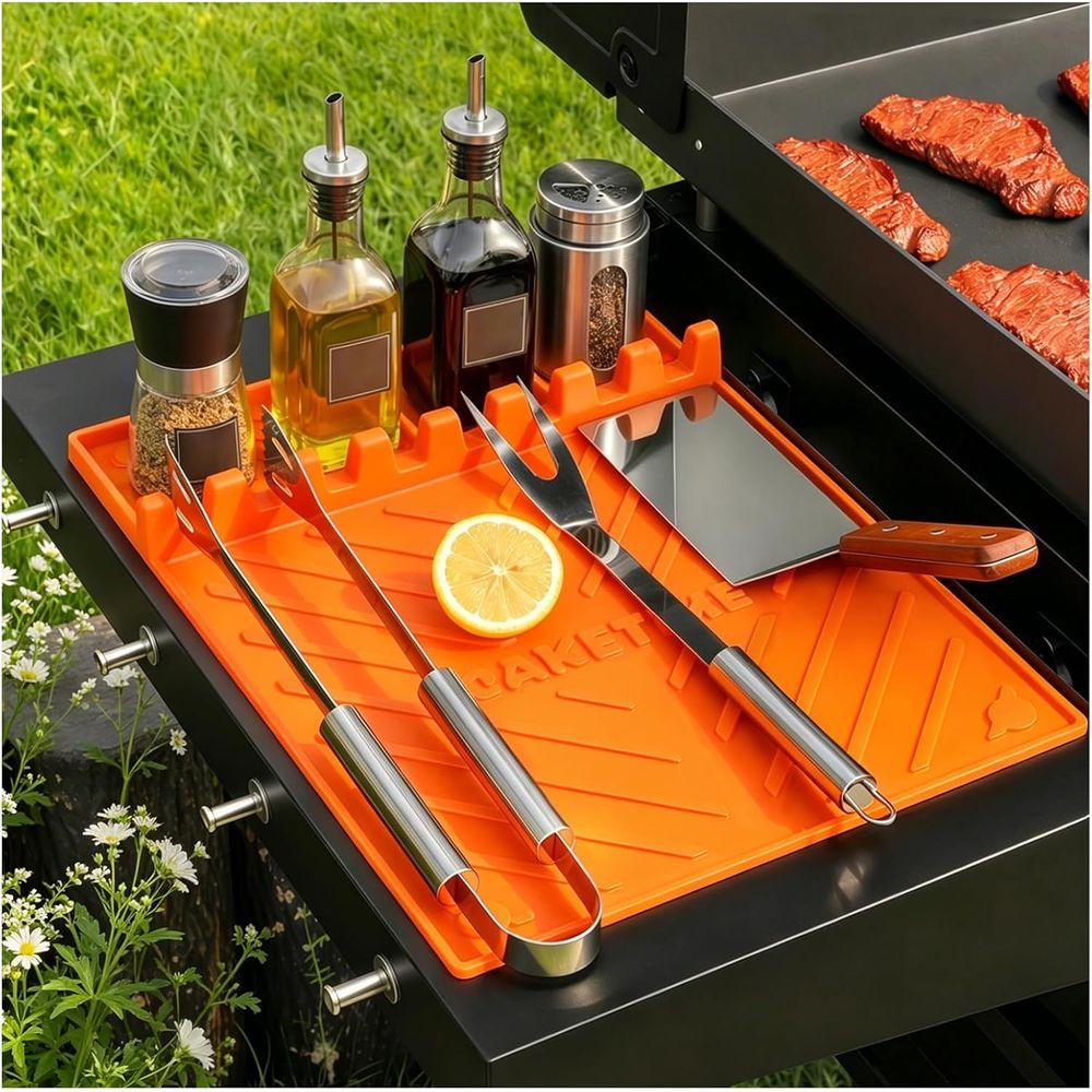 Camping Cooking Bbq - Silicone Grill Mats or Griddle Accessories