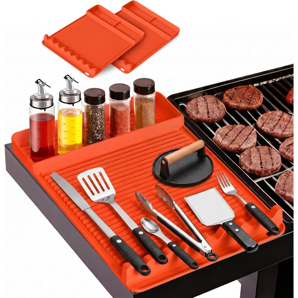 Camping Cooking Bbq - Heat Resistant Silicone Grill Mat -