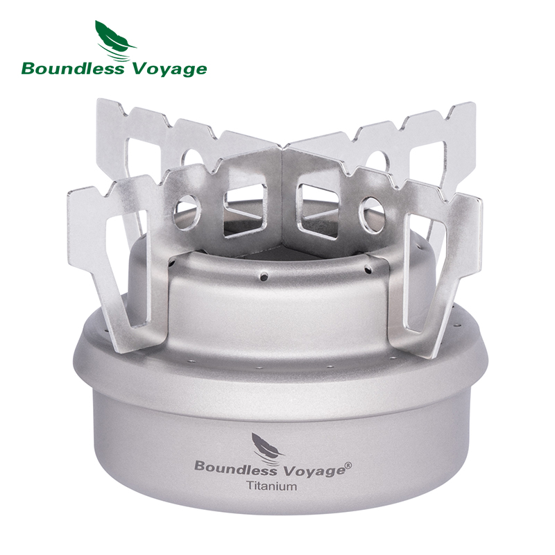 Camping Cooking Appliances - Boundless Voyage Titanium Spirit Burner Mini