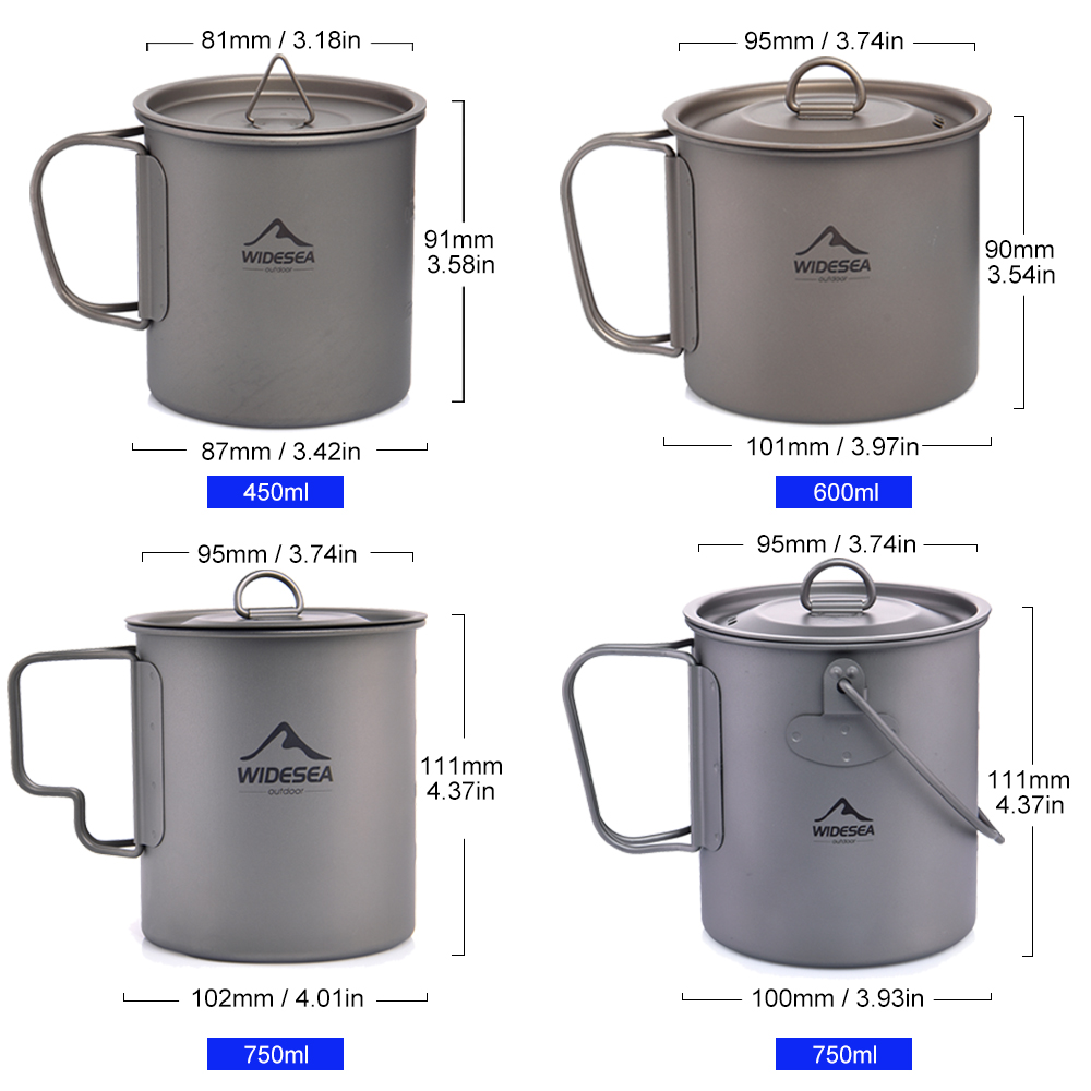 Widesea Camping Mug Titanium C - огляд і ціна Camping Cooking Trangia