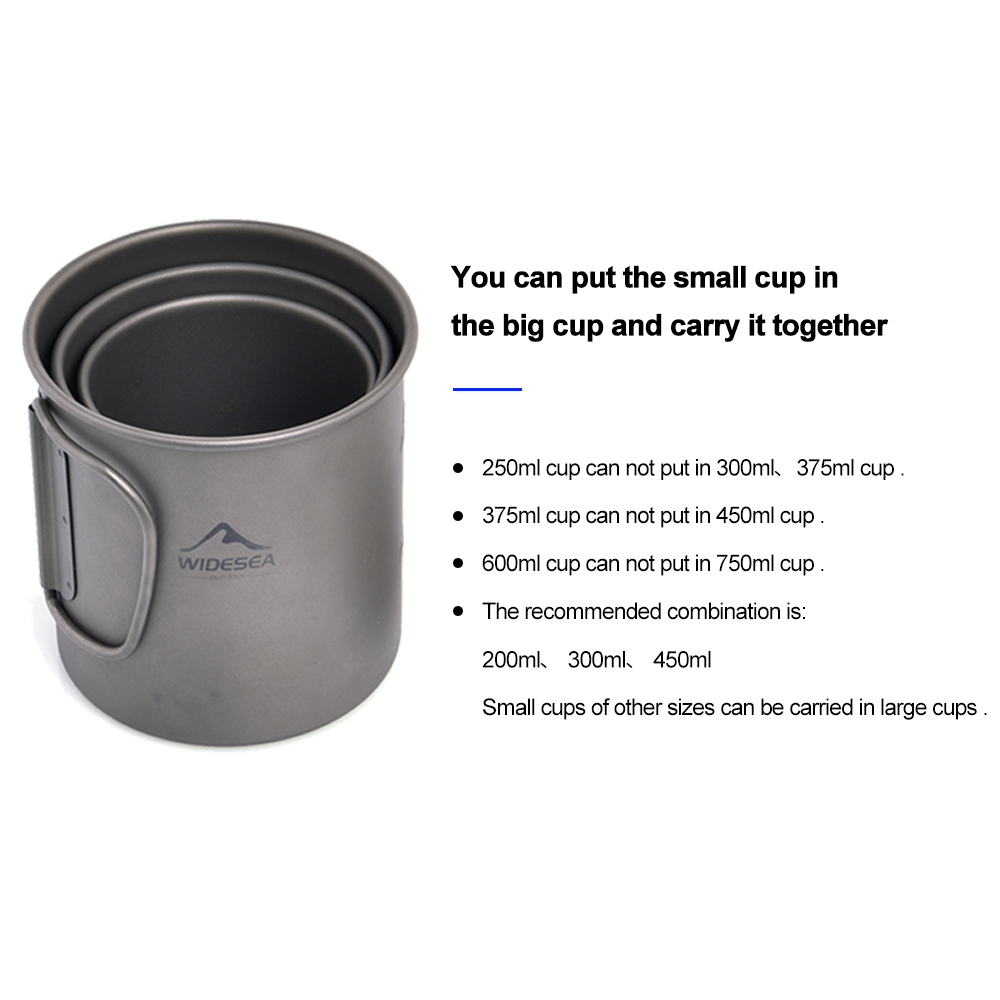 Widesea Camping Mug Titanium C - огляд і ціна Camping Cooking Trangia