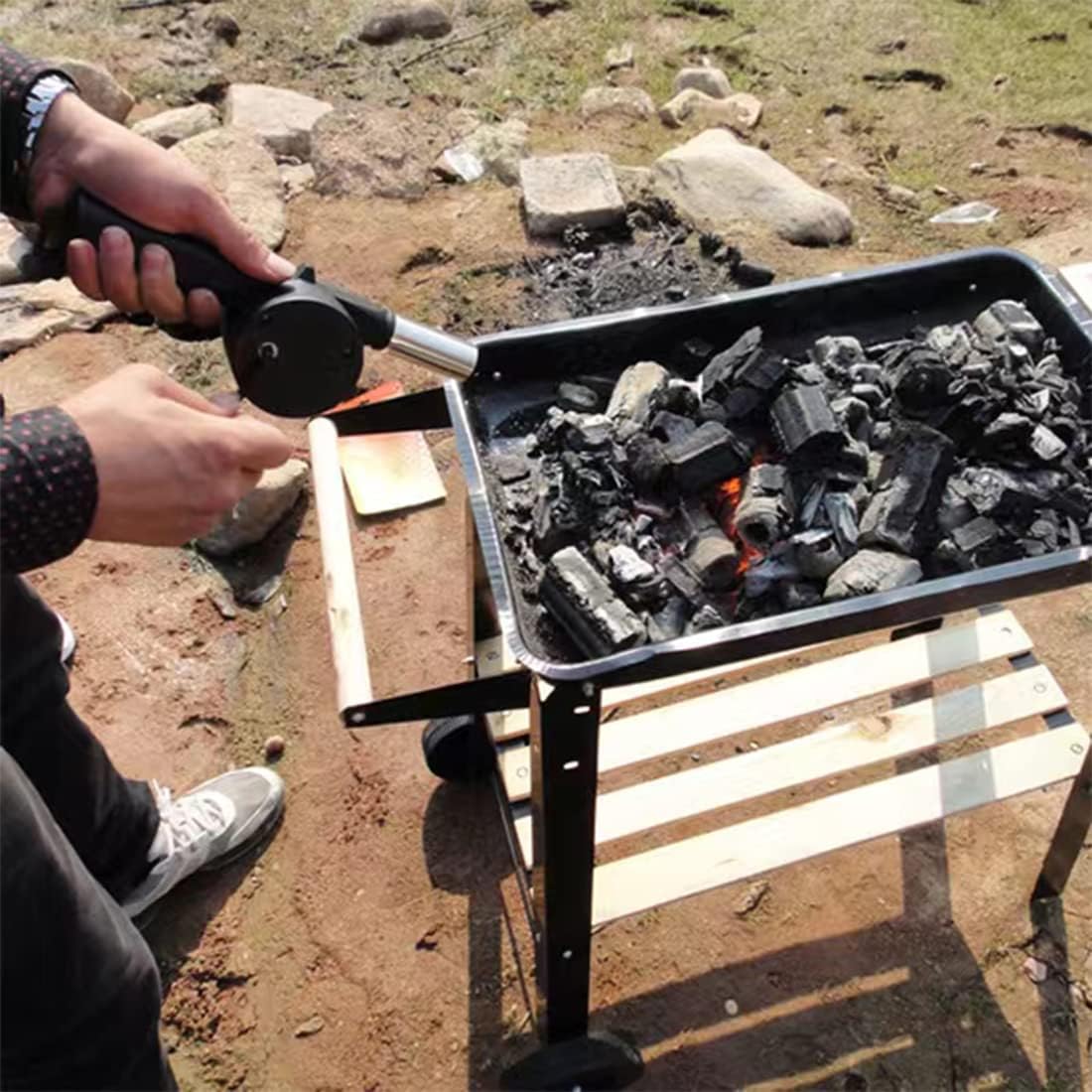 Outdoor Cooking Barbecue Blowe - огляд і ціна Camping Cooking Trangia