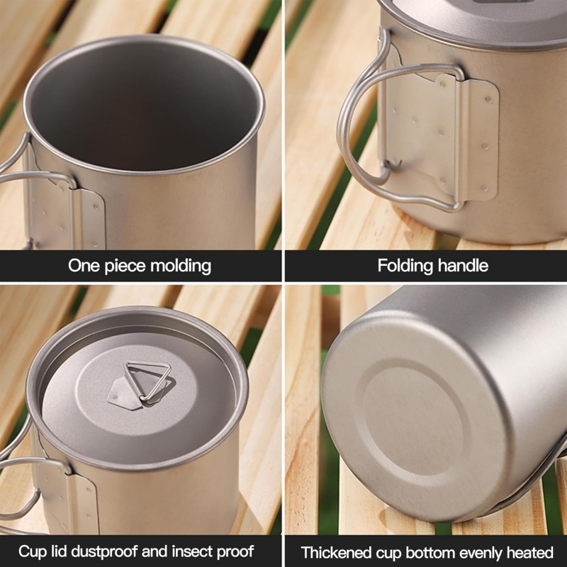 Titanium Camping Mug with Fold - огляд і ціна Camping Cooking Unit