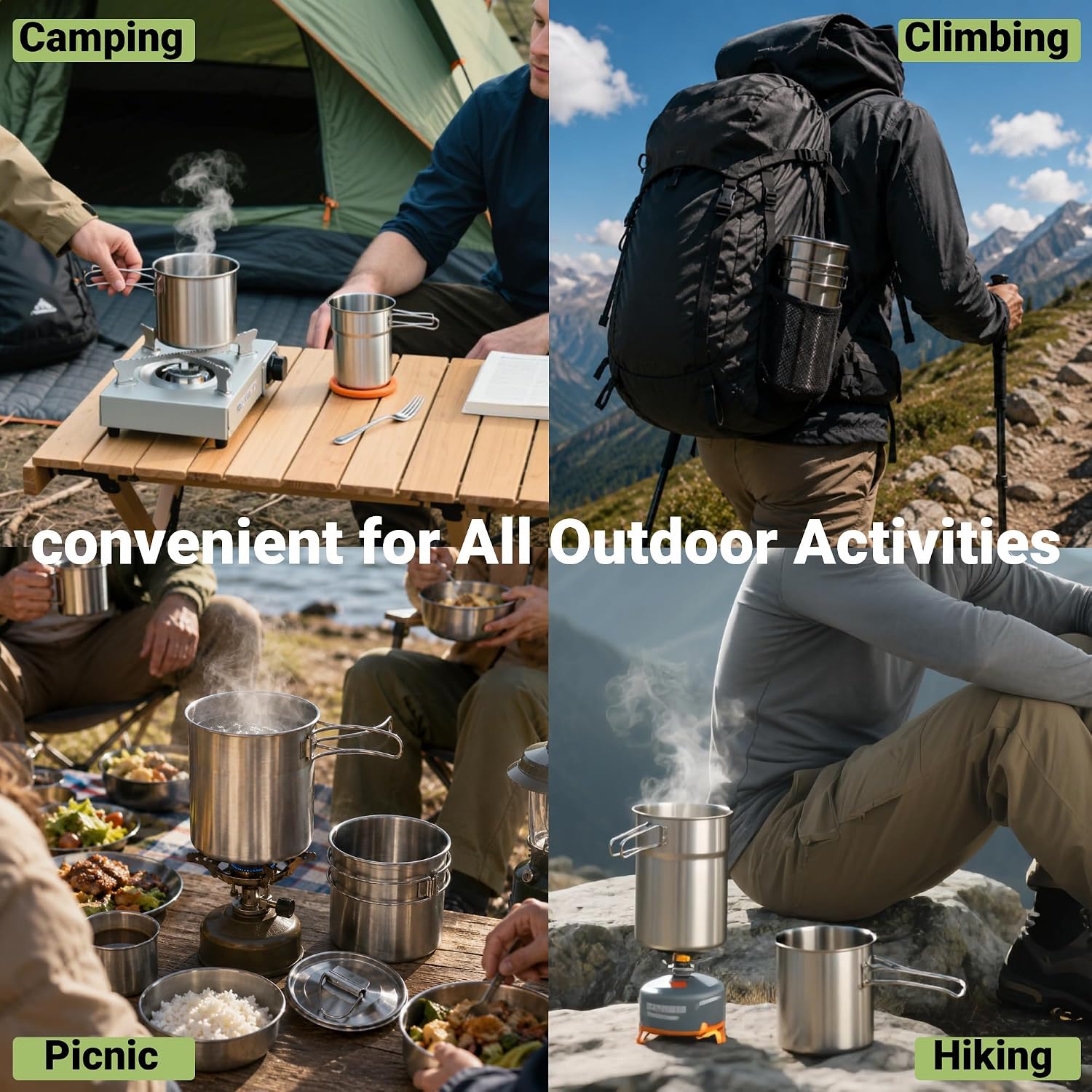 Foldable Camping Cups Mugs Cam - огляд і ціна Camping Cooking Appliances
