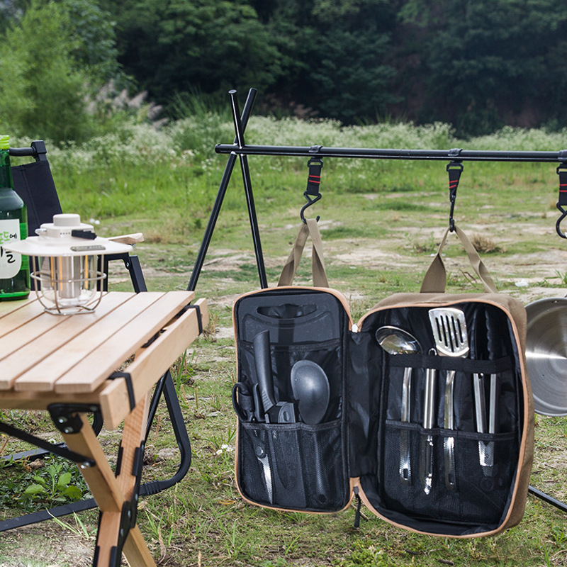8pcs Camping Kitchen Cookware  - огляд і ціна Camping Cooking Ware