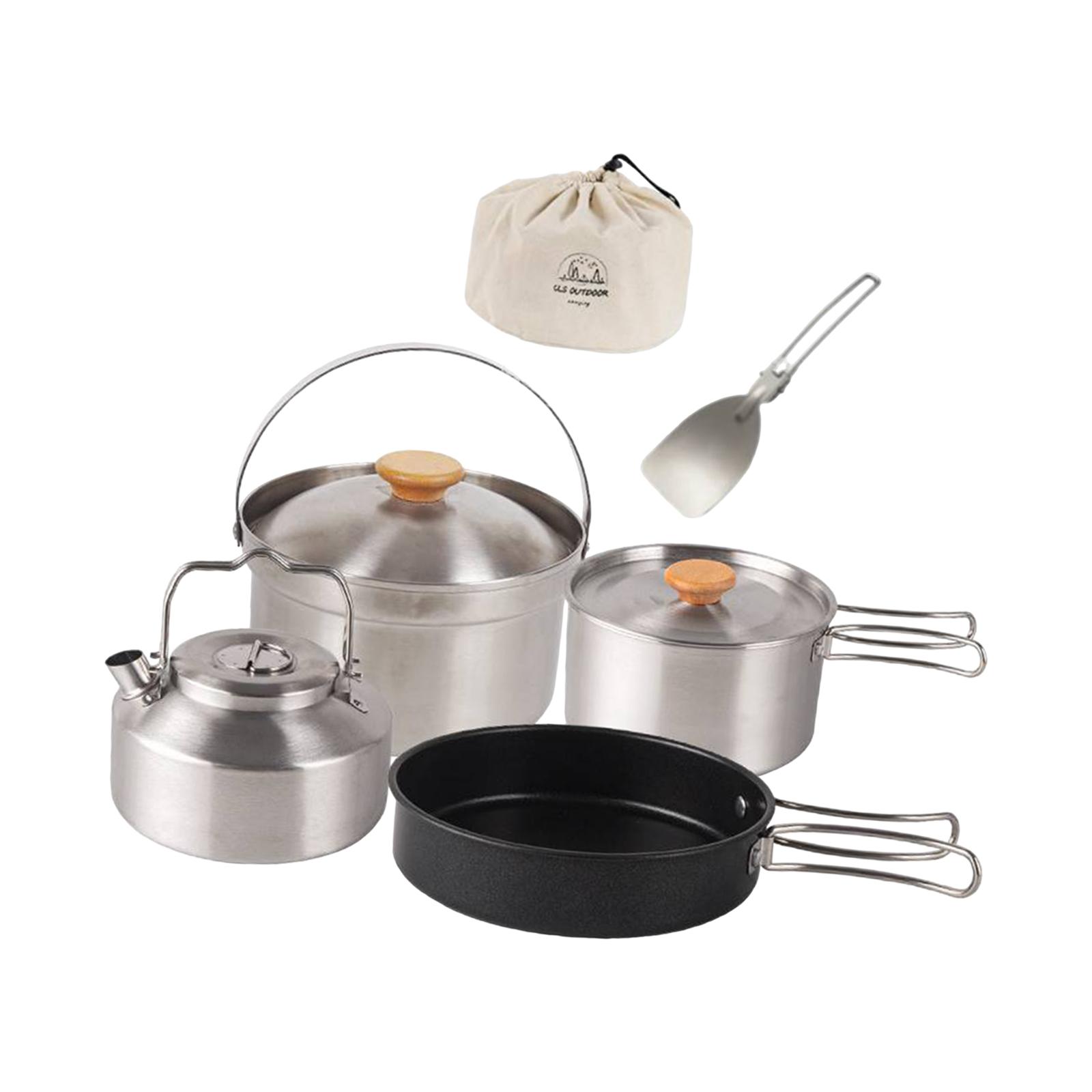 Camping Cookware Cook Gear Por - огляд і ціна Camping Cooking Set With Kettle