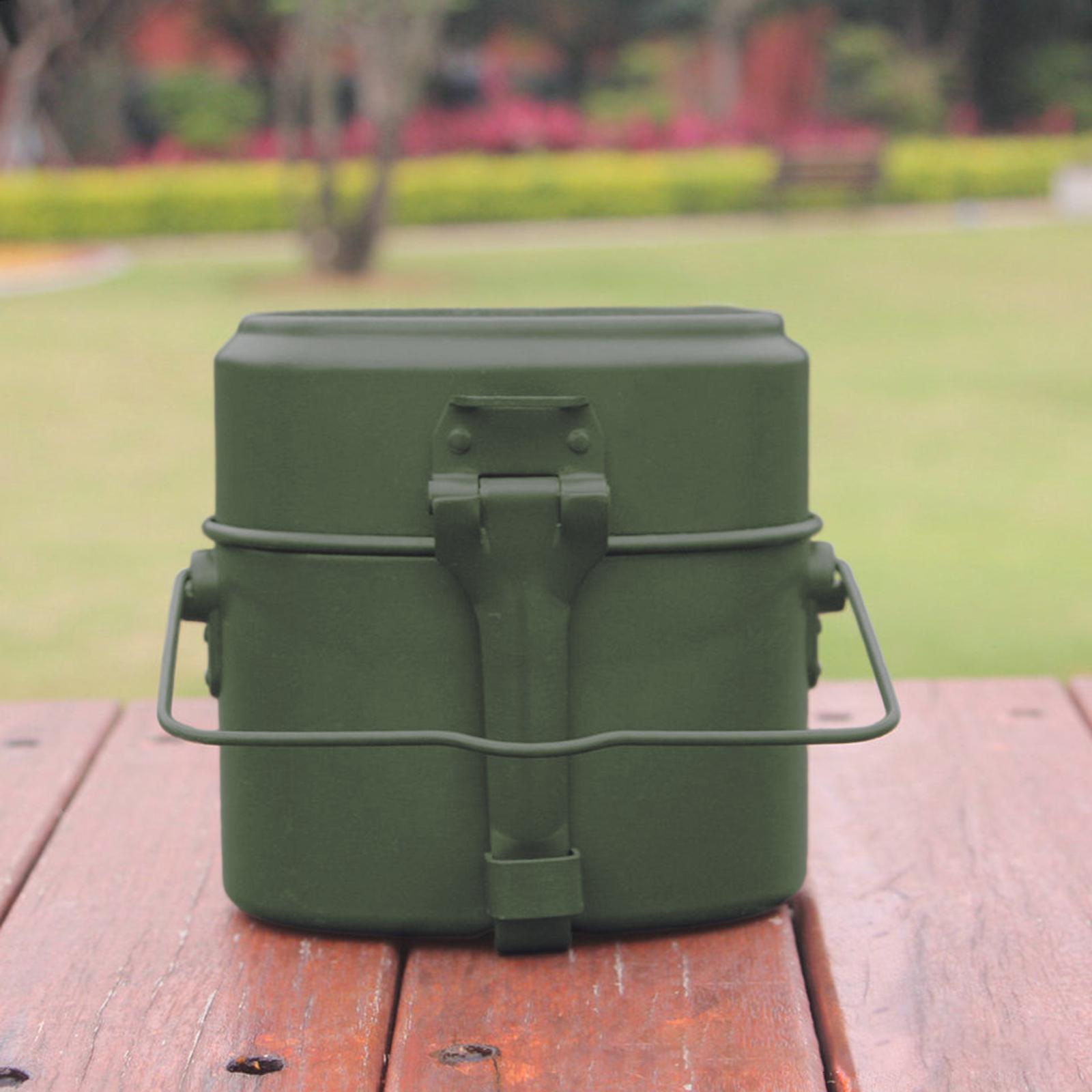 3Pcs/Set Lunch Box Aluminum Po - огляд і ціна Camping Cooking Box Set