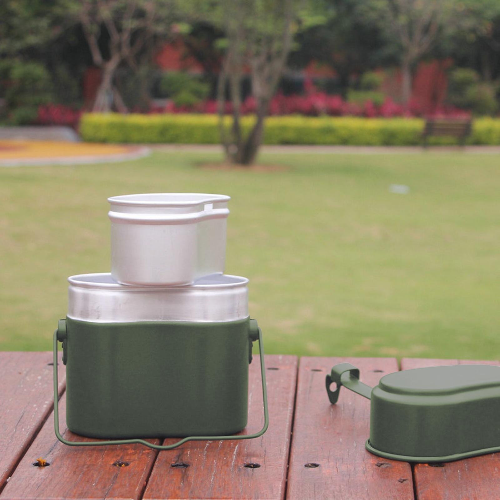 3Pcs/Set Lunch Box Aluminum Po - огляд і ціна Camping Cooking Box Set