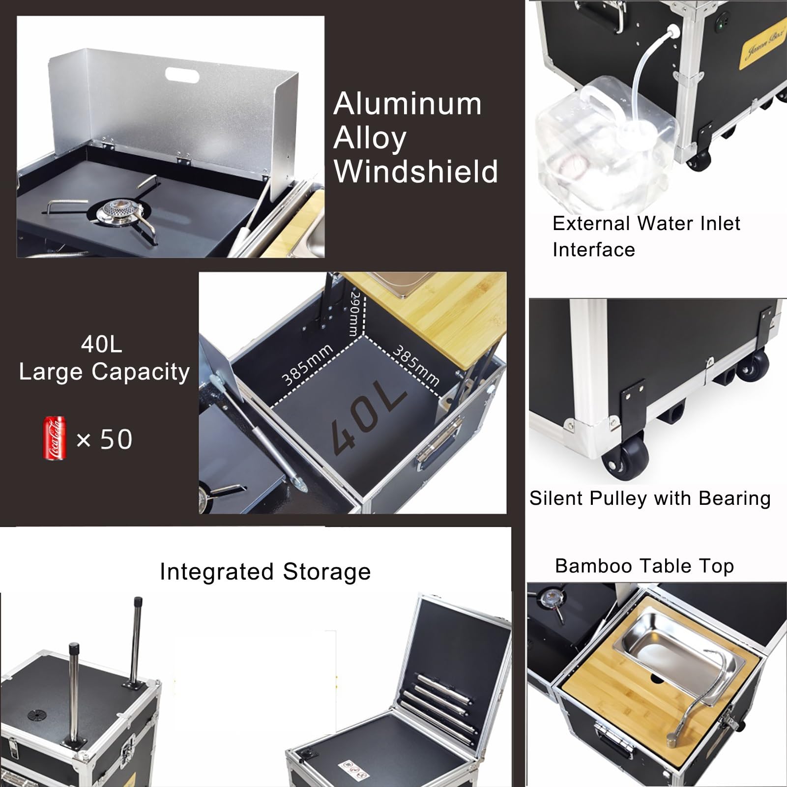 Outdoor Camping Cooking Set Ca - огляд і ціна Camping Cooking Box Set