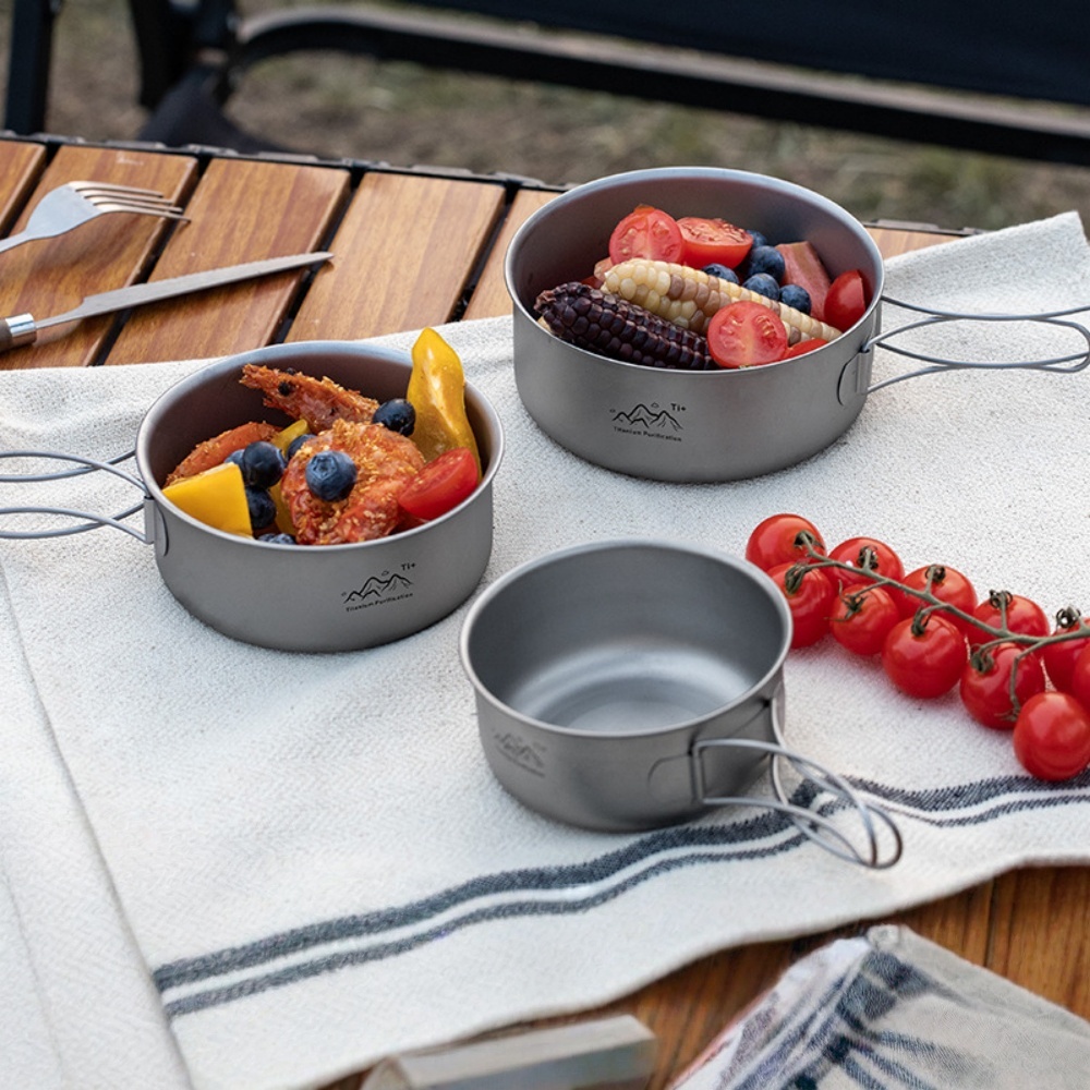 Ultralight Titanium Camping Po - огляд і ціна Camping Cooking Noodles