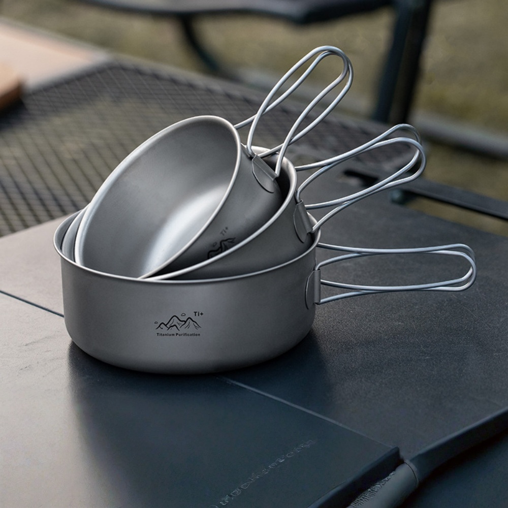 Ultralight Titanium Camping Po - огляд і ціна Camping Cooking Noodles