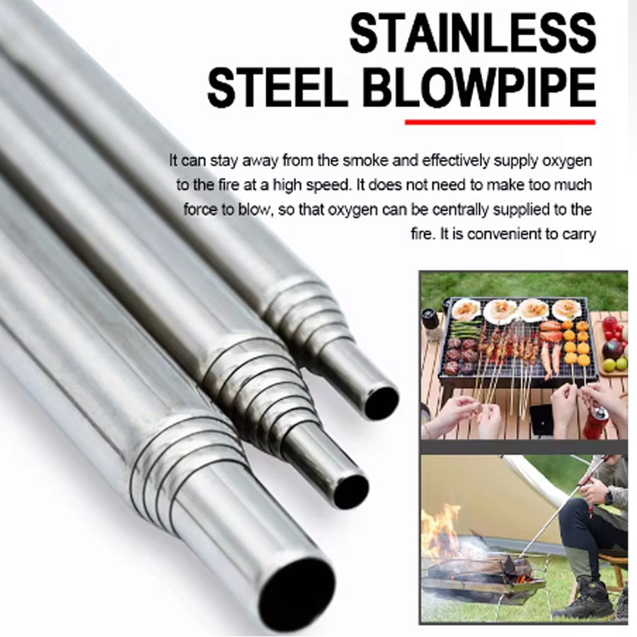 Stainless Steel Blowpipe Pocke - огляд і ціна Camping Cooking Ware
