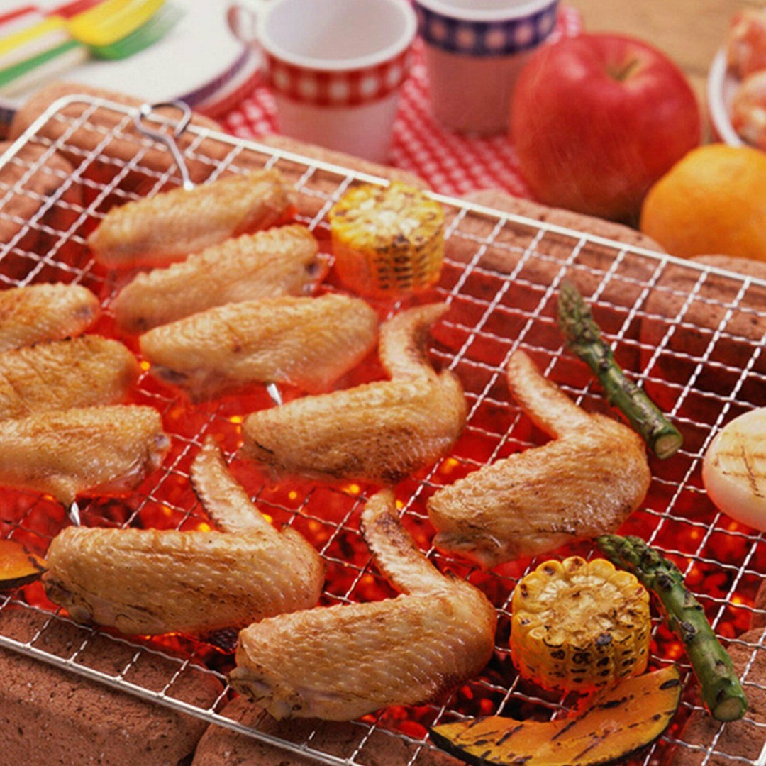 1pcs/2pcs 50 * 38cm BBQ Grill  - огляд і ціна Camping Cooking Vegetables