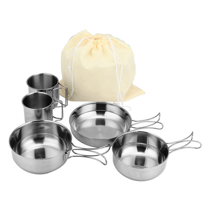 Foldable 5-piece Cups Kitchen  - огляд і ціна Camping Cooking Box Set