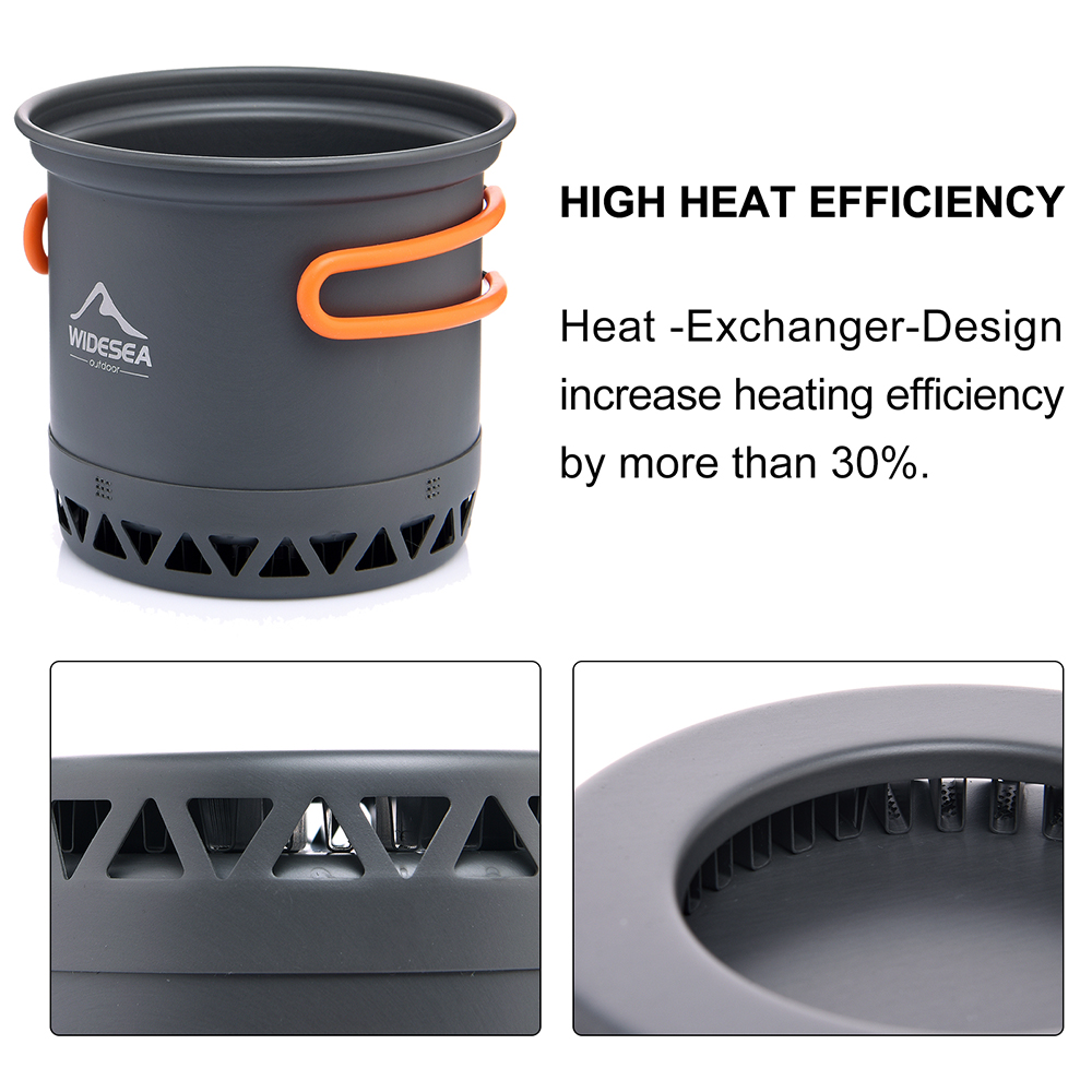 Widesea Camping Pot 1.3L 2.3L  - огляд і ціна Camping Cooking Trangia