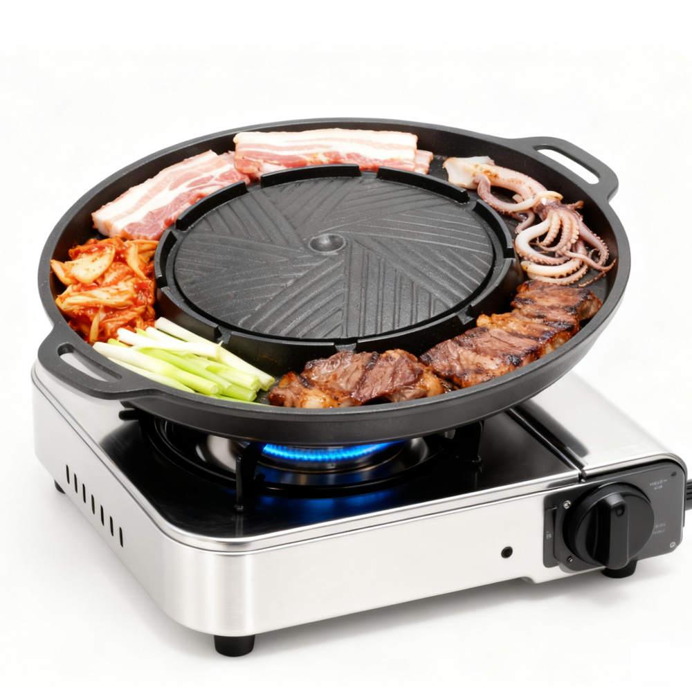 KOSUN Korean BBQ Grill Pan 2 i - огляд і ціна Camping Cooking Appliances