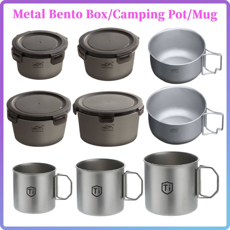Metal Bento Box with Airtight  - огляд і ціна Camping Cooking Box Set