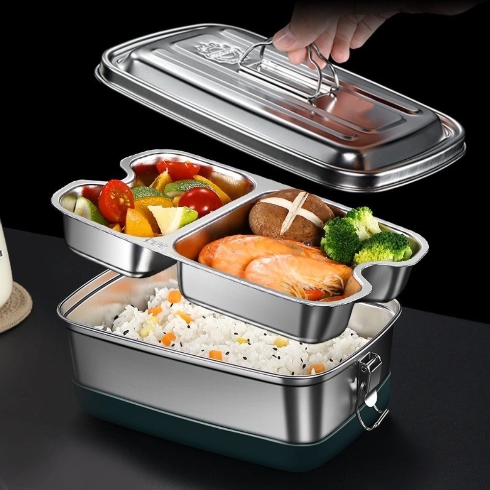 Double-layer Stainless Steel L - огляд і ціна Camping Cooking Appliances