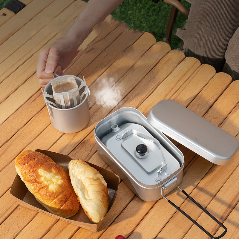 Ultralight Portable Picnic Cam - огляд і ціна Camping Cooking Set With Kettle