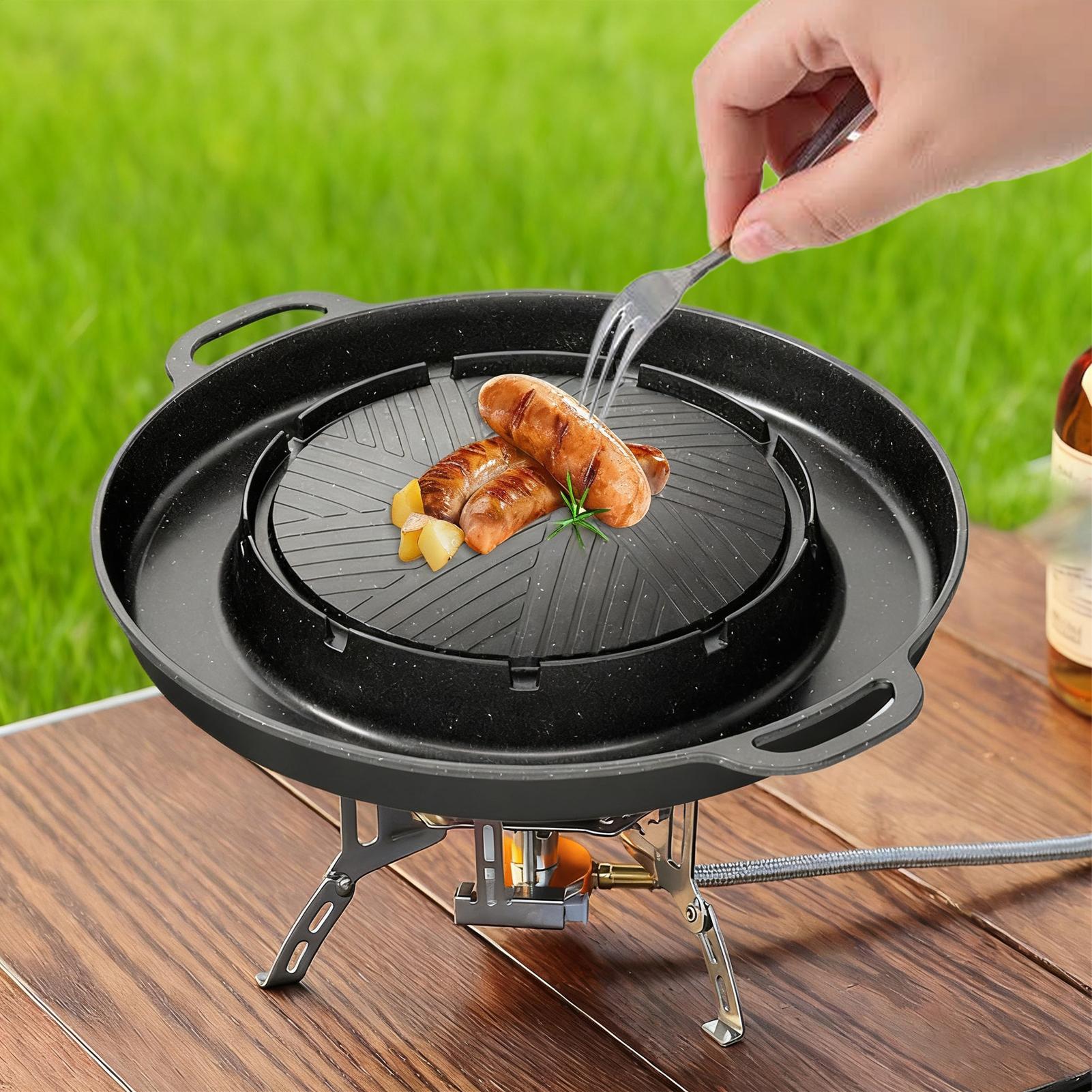 2-in-1 Grill & Hot Pan for Sto - огляд і ціна Camping Cooking Ware