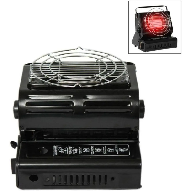 Gas heater dual-purpose campin - огляд і ціна Camping Cooking Materials