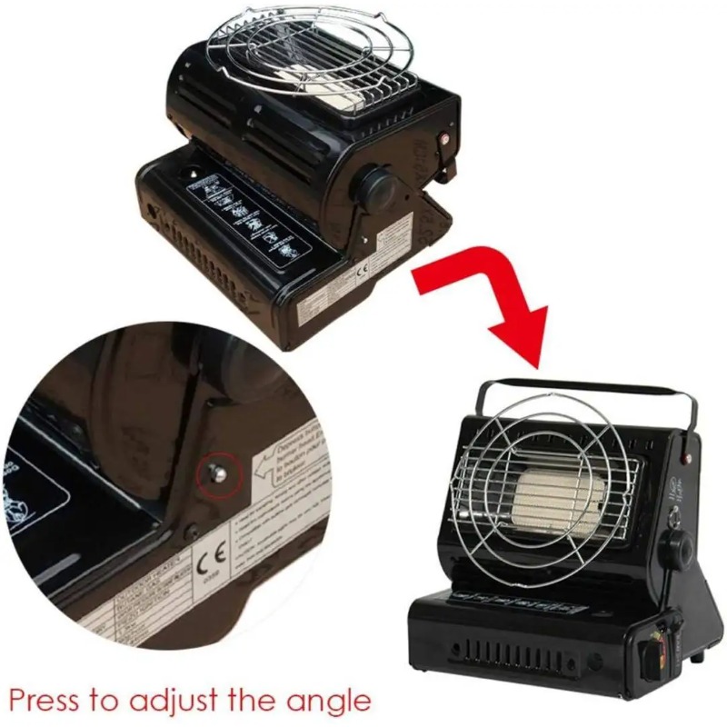 Gas heater dual-purpose campin - огляд і ціна Camping Cooking Materials