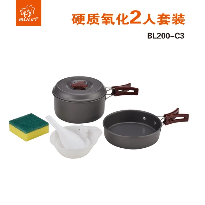 Bulin Outdoor Pot Set Pot Camp - огляд і ціна Camping Cooking Set With Kettle