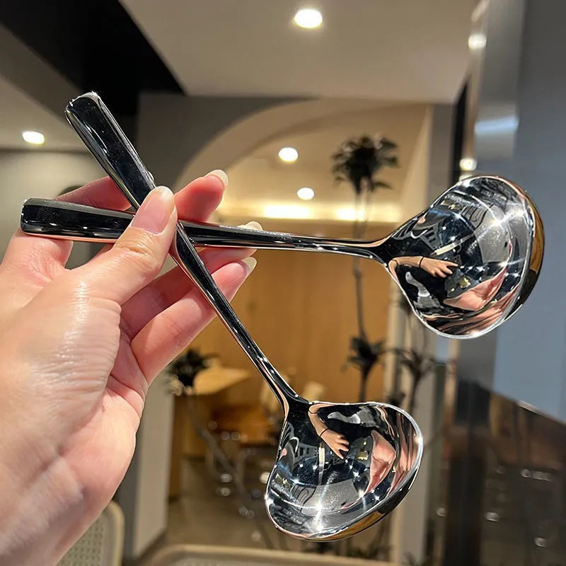 New 1PC Stainless Steel Spoon  - огляд і ціна Camping Cooking Noodles