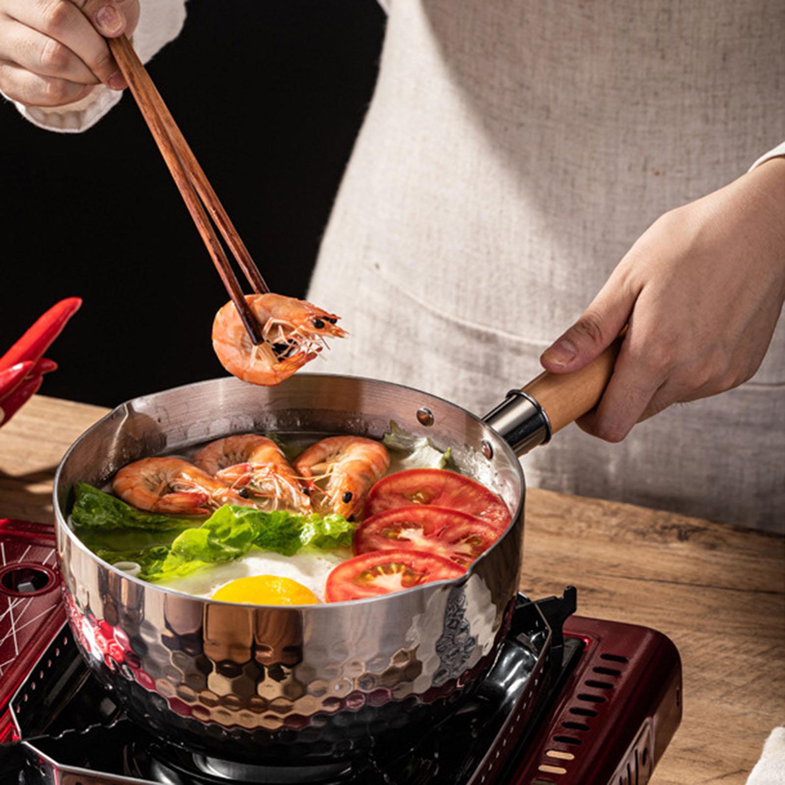 Japanese Saucepan with Lid Sma - огляд і ціна Camping Cooking Noodles
