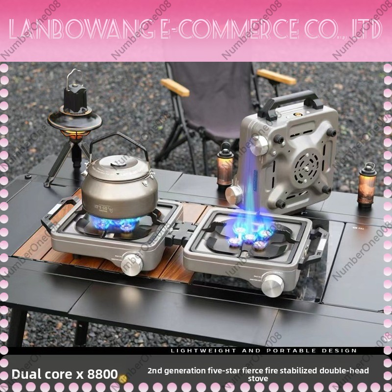 Outdoor Dual Burner High Power - огляд і ціна Camping Cooking Appliances