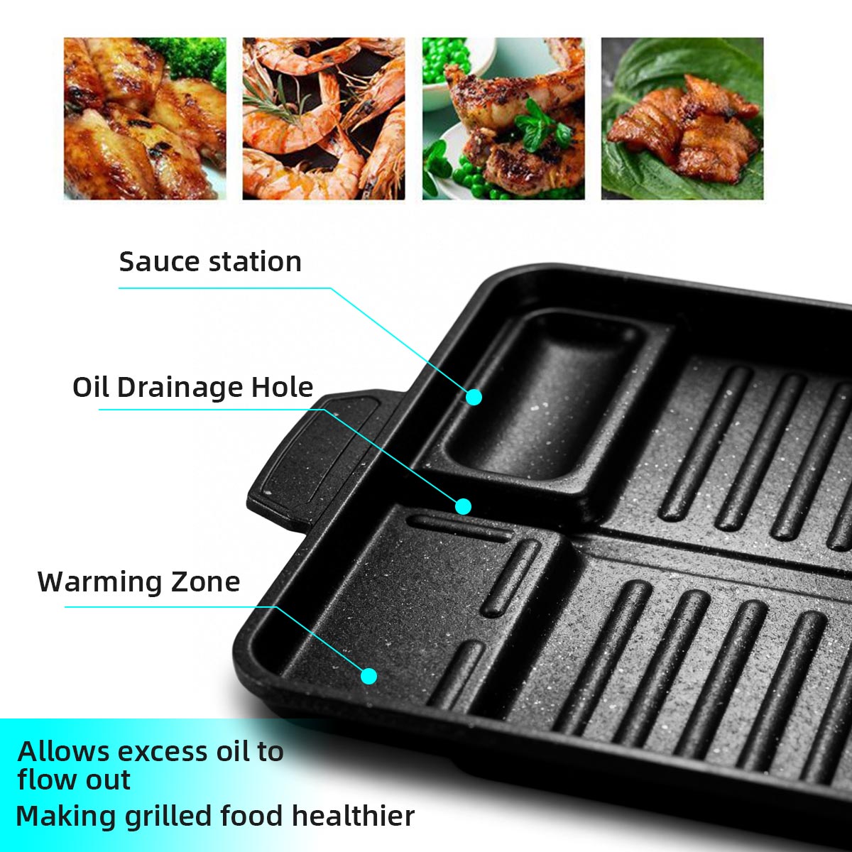 Korean Grill Meat Plate Alumin - огляд і ціна Camping Cooking Cupboard