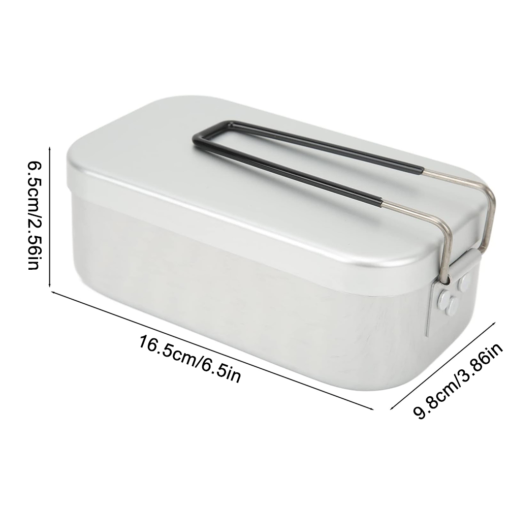 800ML Aluminum Lunch Boxes Out - огляд і ціна Camping Cooking Box Set