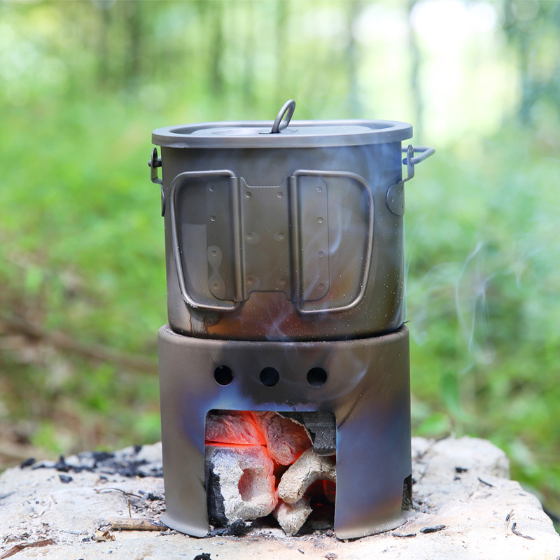 Pure Titanium Split-Type Cooki - огляд і ціна Camping Cooking Box Set