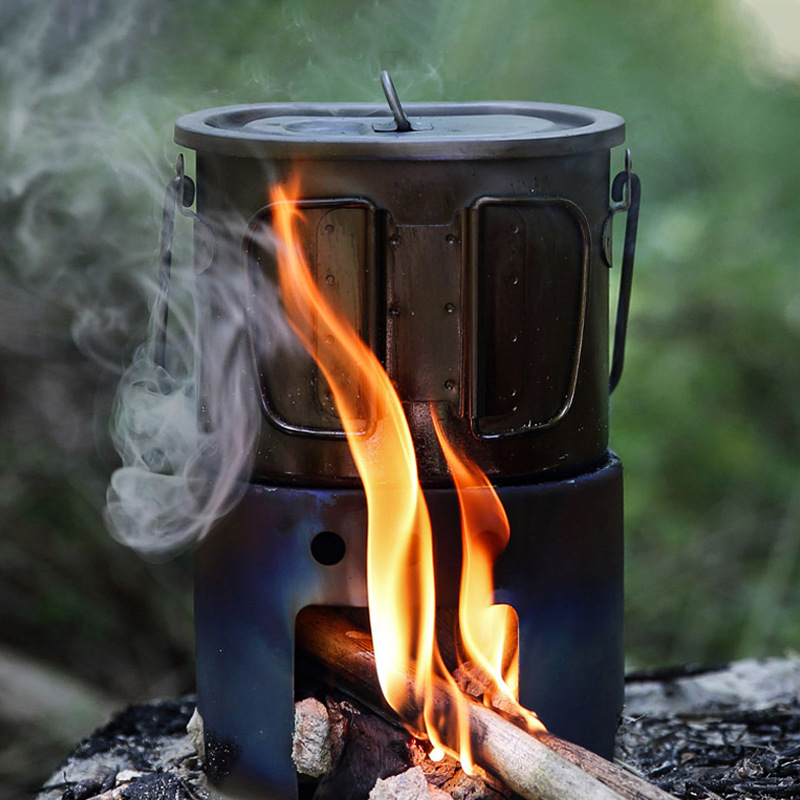 Pure Titanium Split-Type Cooki - огляд і ціна Camping Cooking Box Set