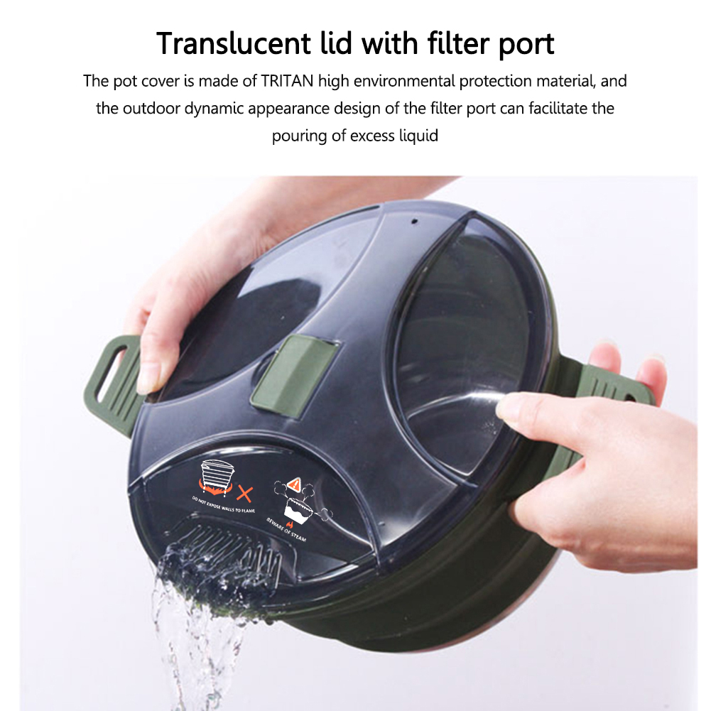 2.5L Silicone Folding Kettle C - огляд і ціна Camping Cooking Ware