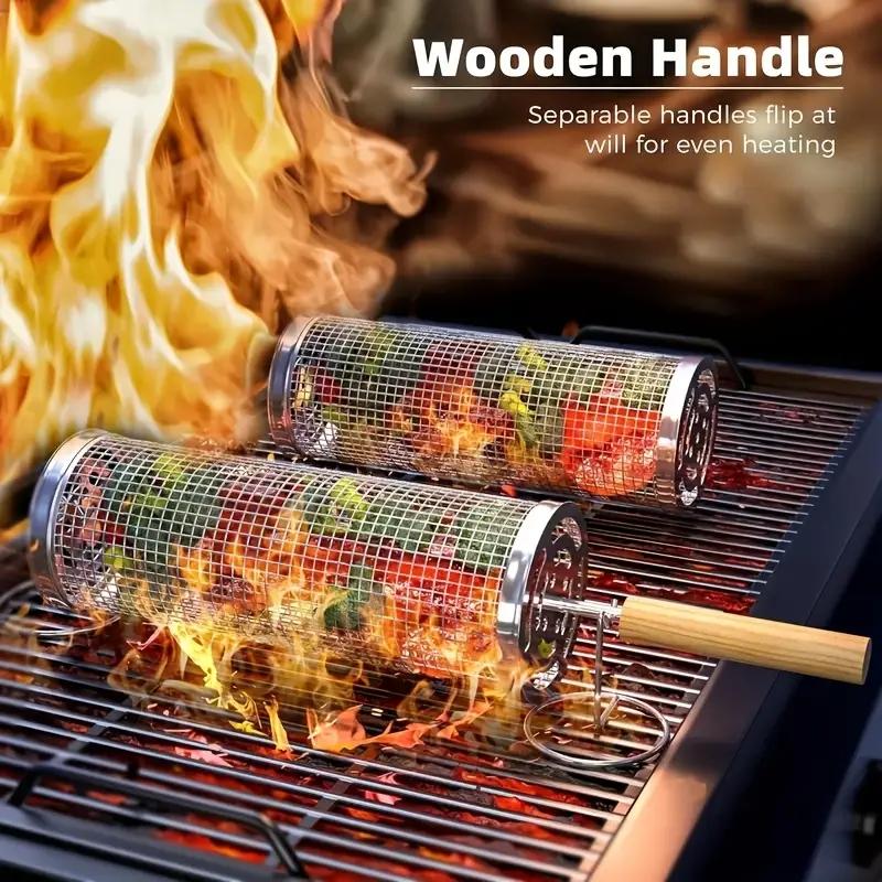 Stainless Steel BBQ Grill Bask - огляд і ціна Camping Cooking Bbq