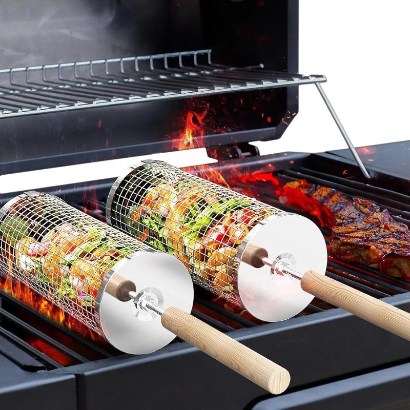 Stainless Steel BBQ Grill Bask - огляд і ціна Camping Cooking Bbq
