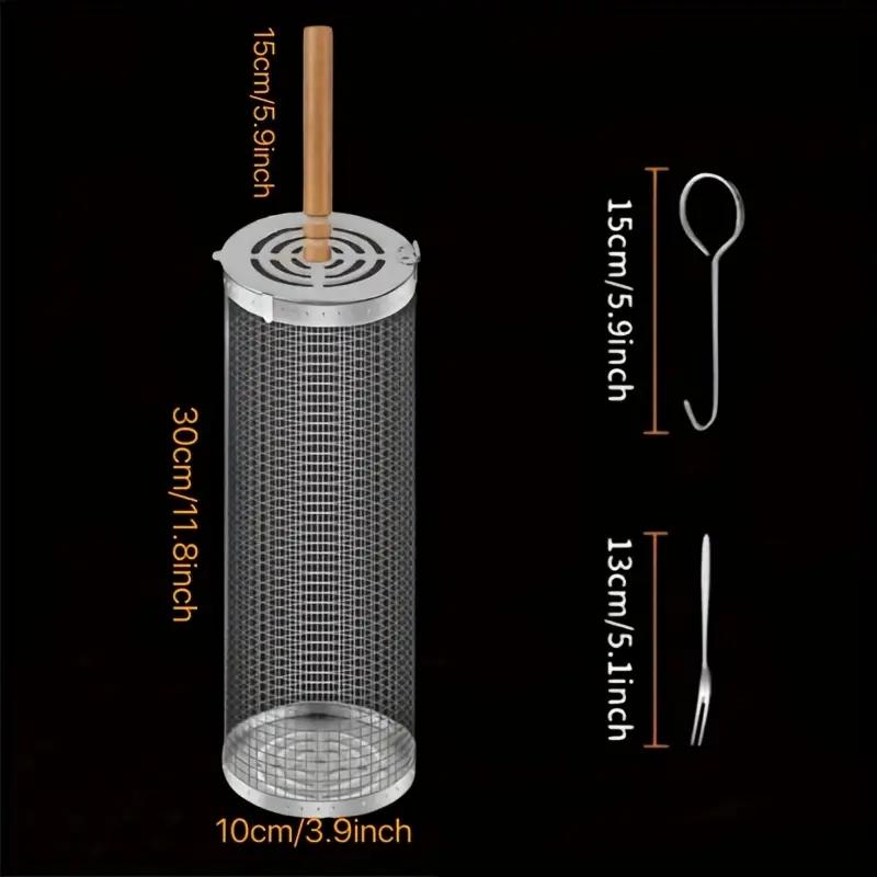 Stainless Steel BBQ Grill Bask - огляд і ціна Camping Cooking Bbq