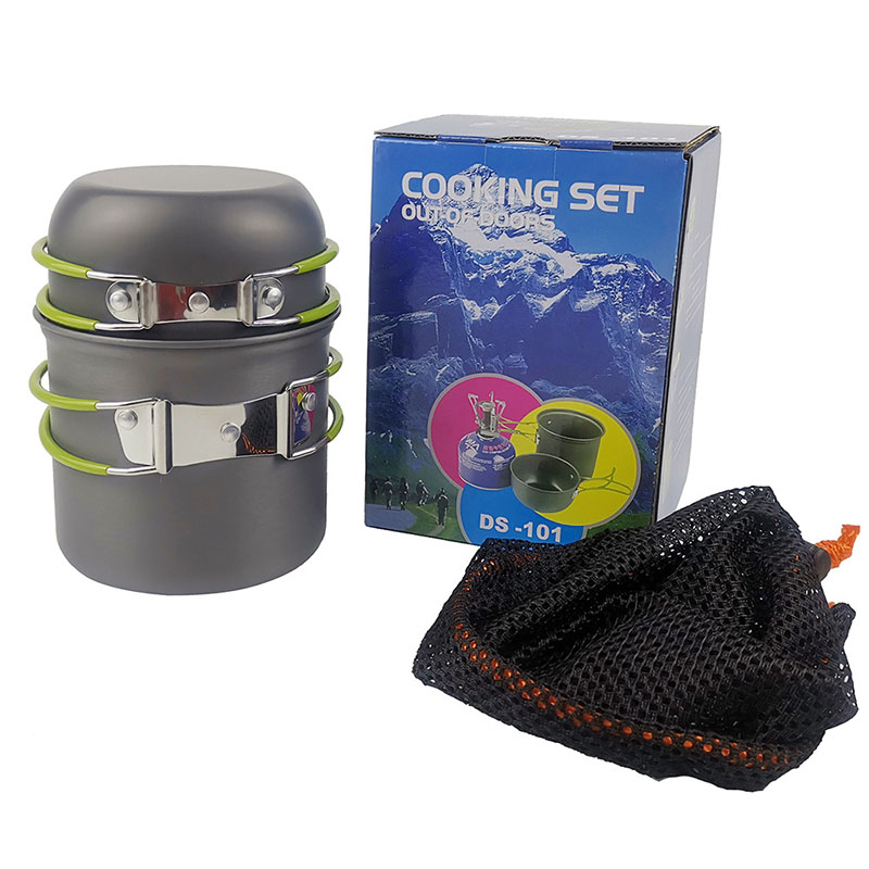 Camping Cookware Kit with Stov - огляд і ціна Camping Cooking Box Set